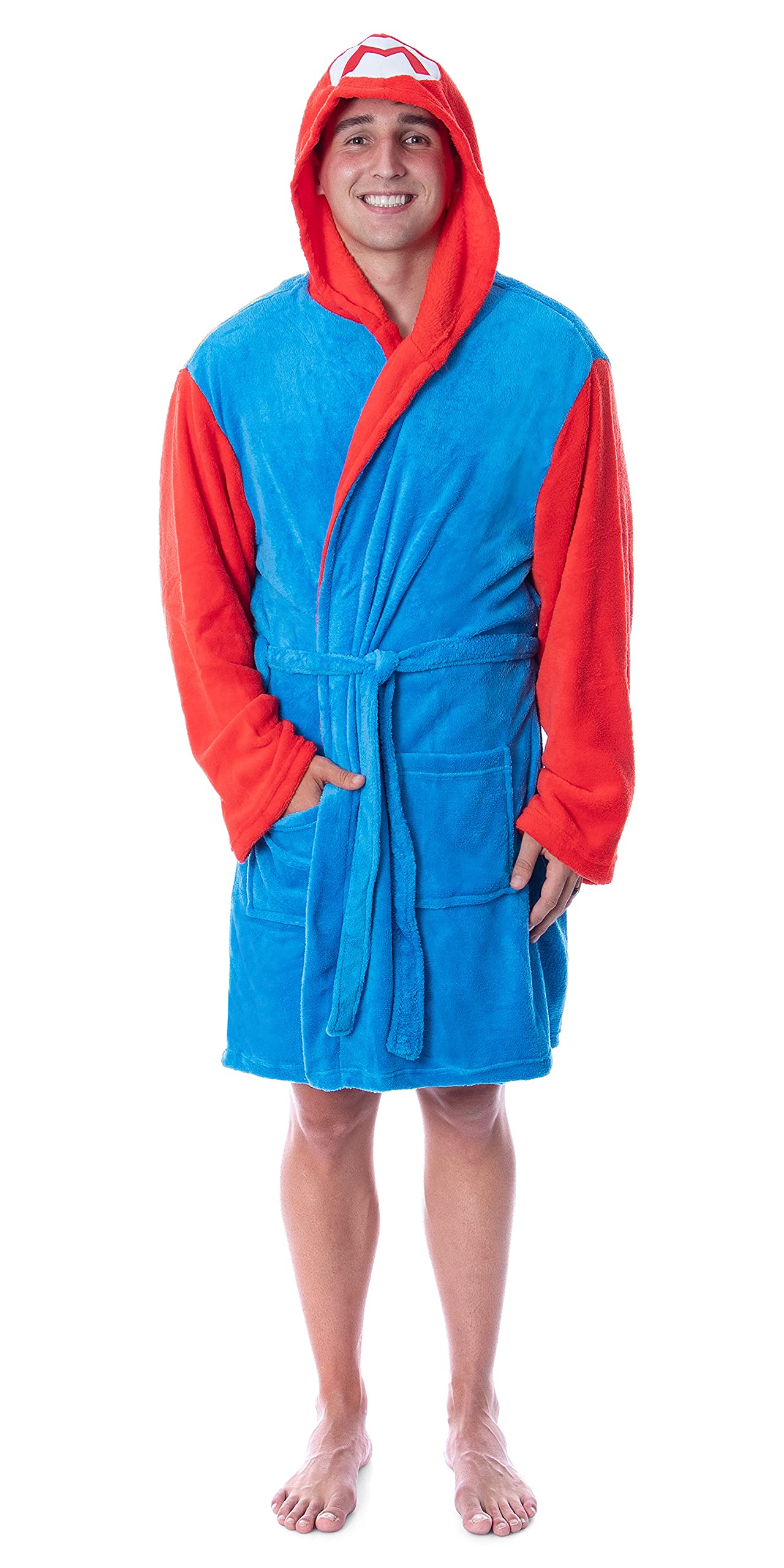 MJCNintendo Super Mario Character Costume Bathrobe Robe