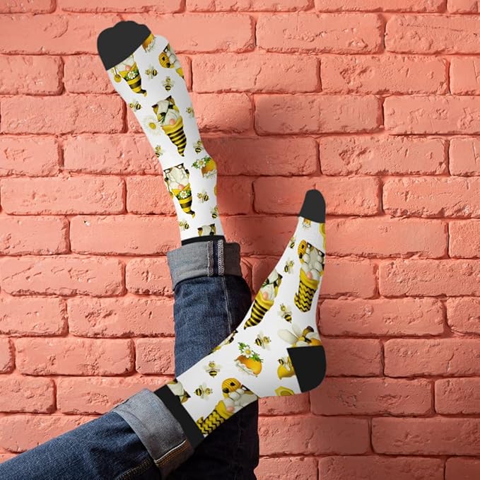 Calcetines Graciosos de Pulpo para Hombre y Mujer, Diseño de Colores miniatura 6