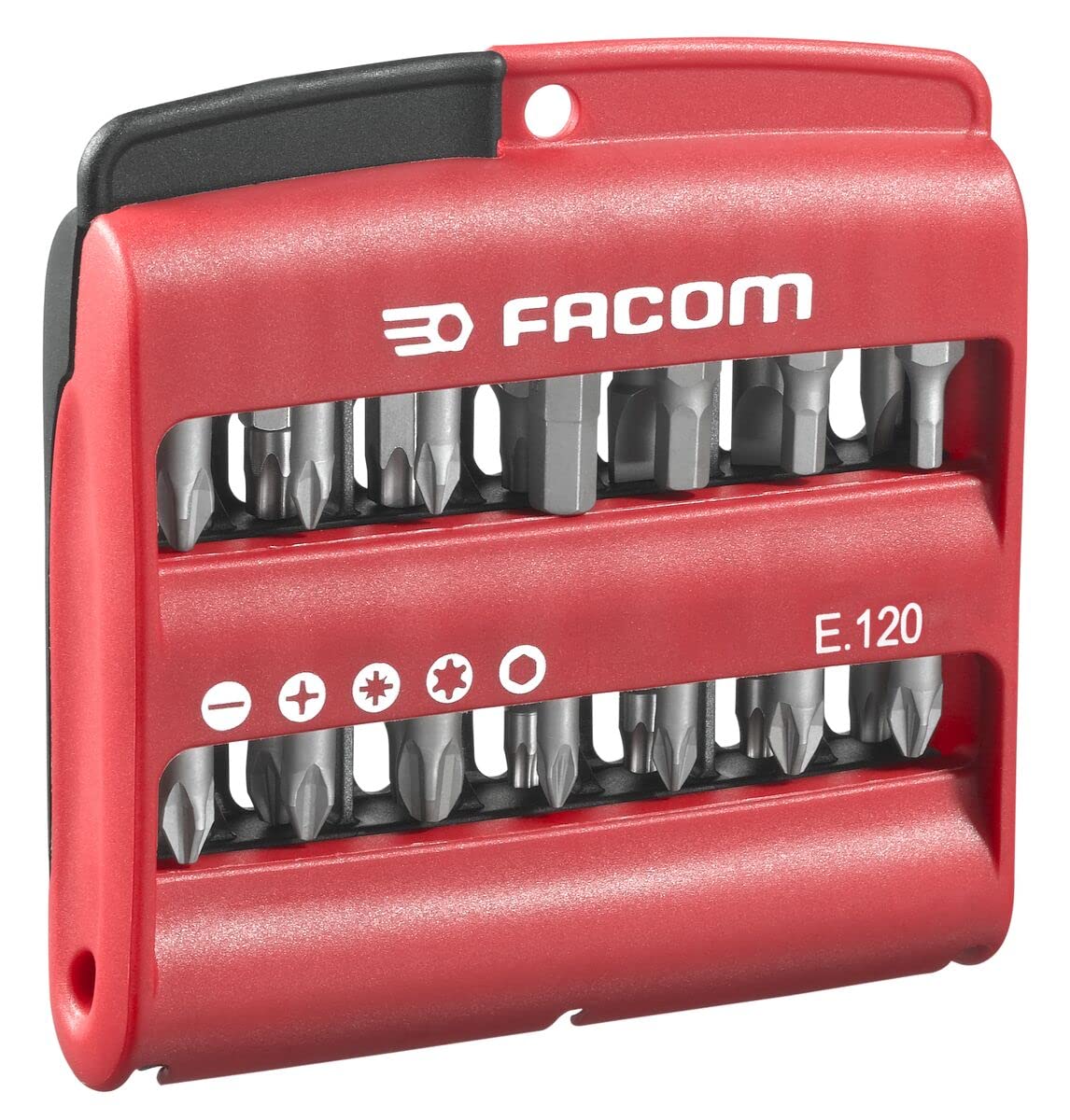 FACOM ATCL.2A2PB Protwist - Juego de destornilladores 3 en 1 y juego mixto de 28 puntas - Mango ergonómico de doble material - Trinquete de 45 dientes