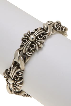 Pre-Loved Sterling Keeper Link Bracelet, Silver