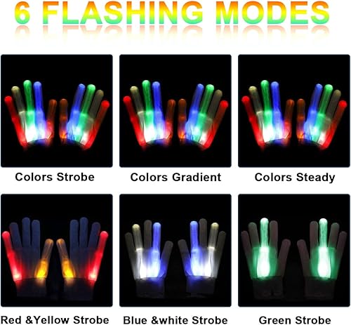 Miniatura 4 de Juguetes para adolescentes y niñas, guantes LED intermitentes, regalos novedosos para niños, los mejores regalos para niños de 6 a 15 años de edad,