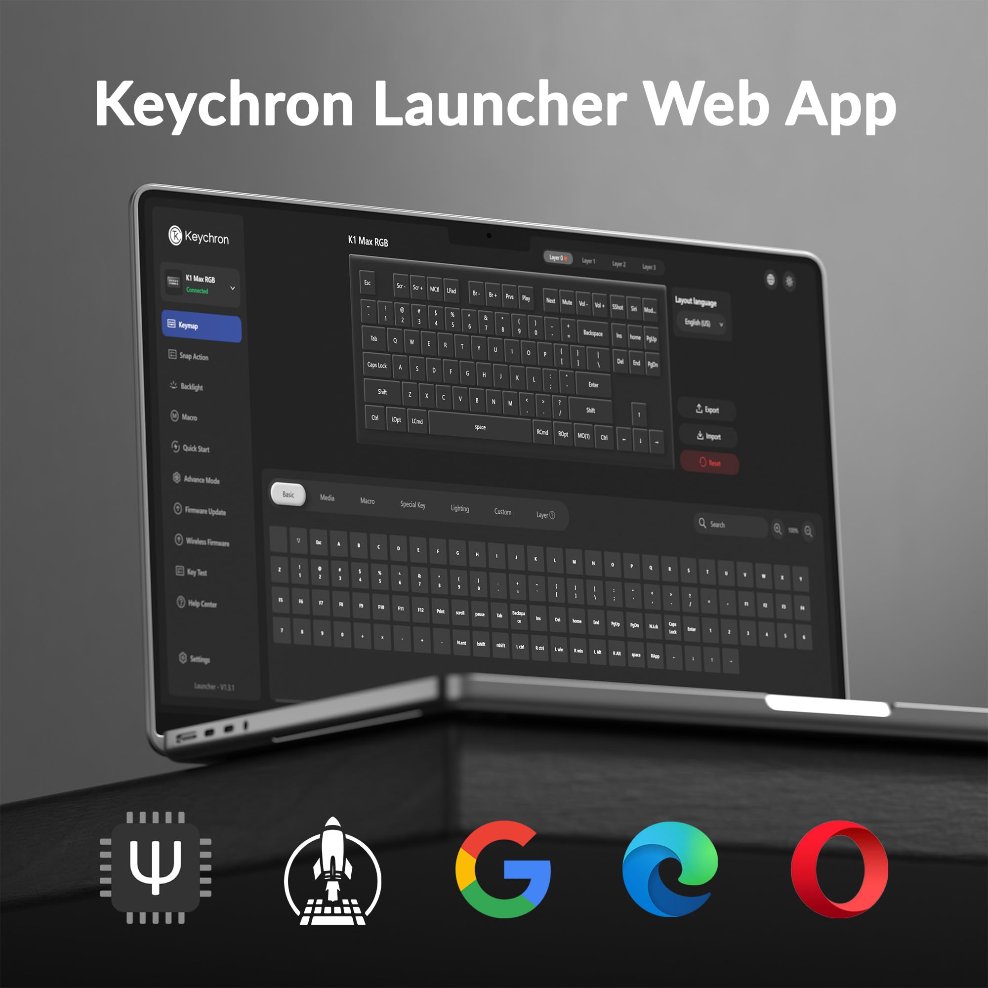 Amazon.com: Keychron K1 Max Ultra-Slim Wireless Mechanical