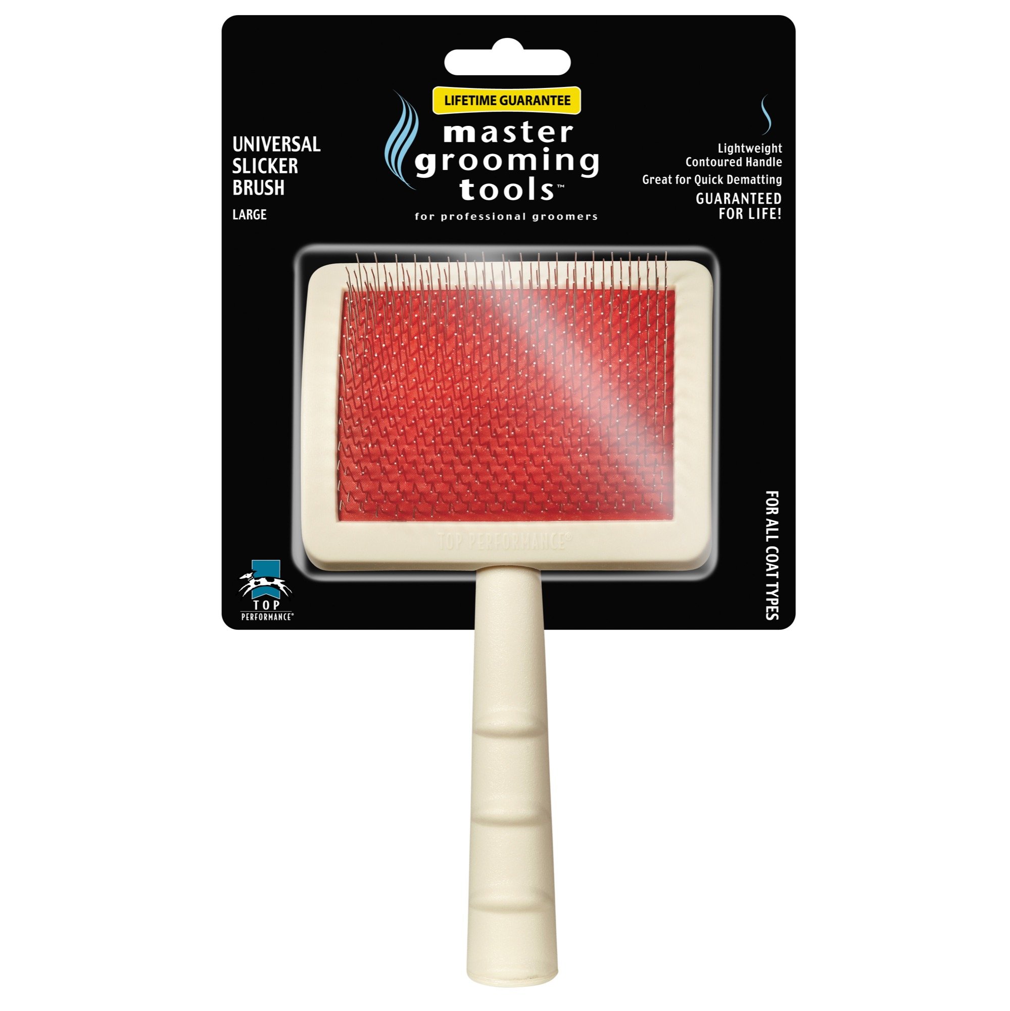 Master Grooming Tools Universal Pet Zupfbürste, groß, Weiß