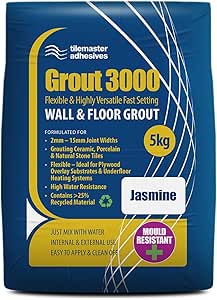 TileMaster 3000 Jasmine 5kg Tile Grout : Amazon.co.uk: DIY & Tools