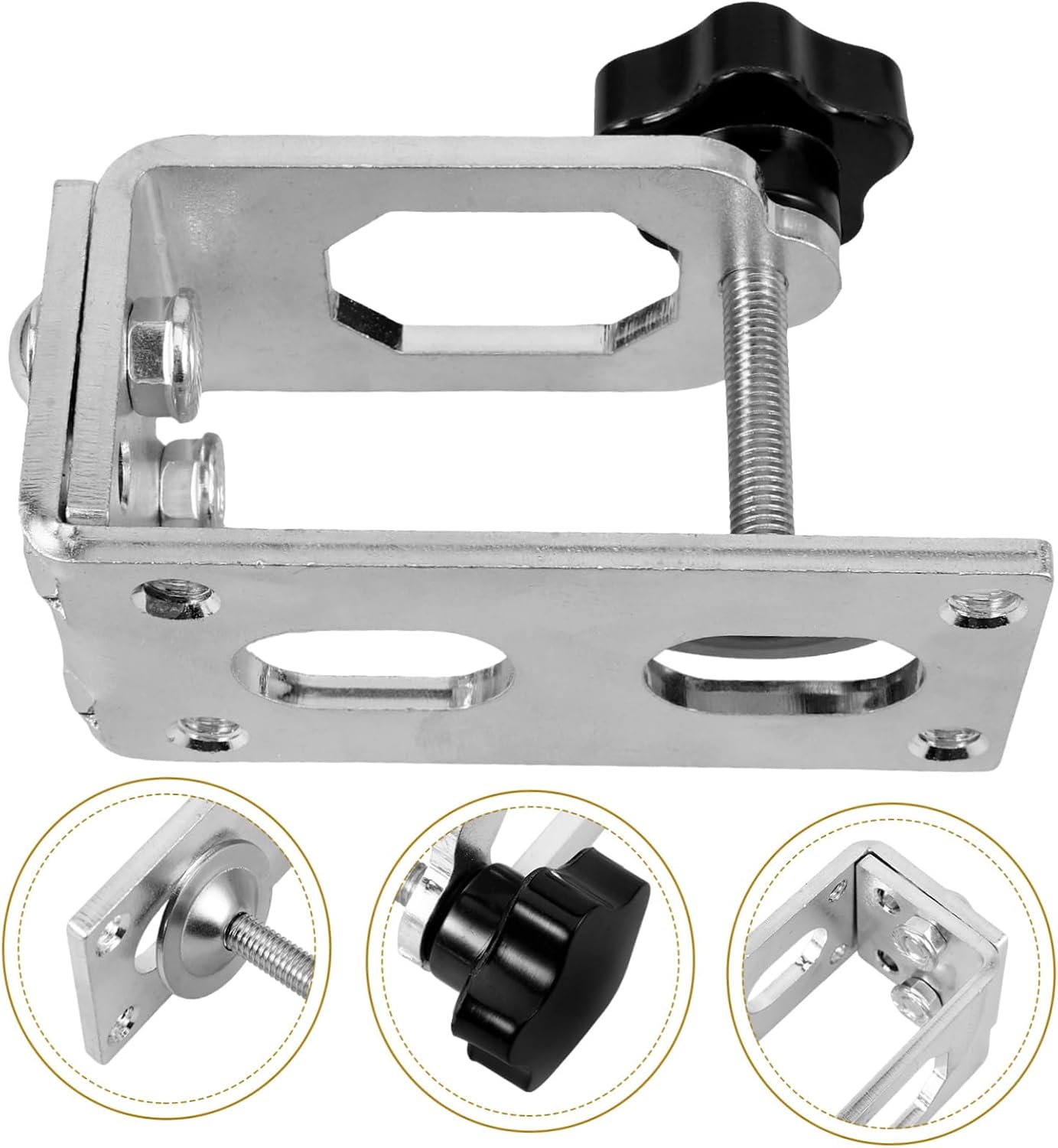 Mikinona USB Clamp Bracket for Racing Games Racing Simulator Clamp Easy Installation for Other Gaming Wheels Durable Design for Optimal Performance