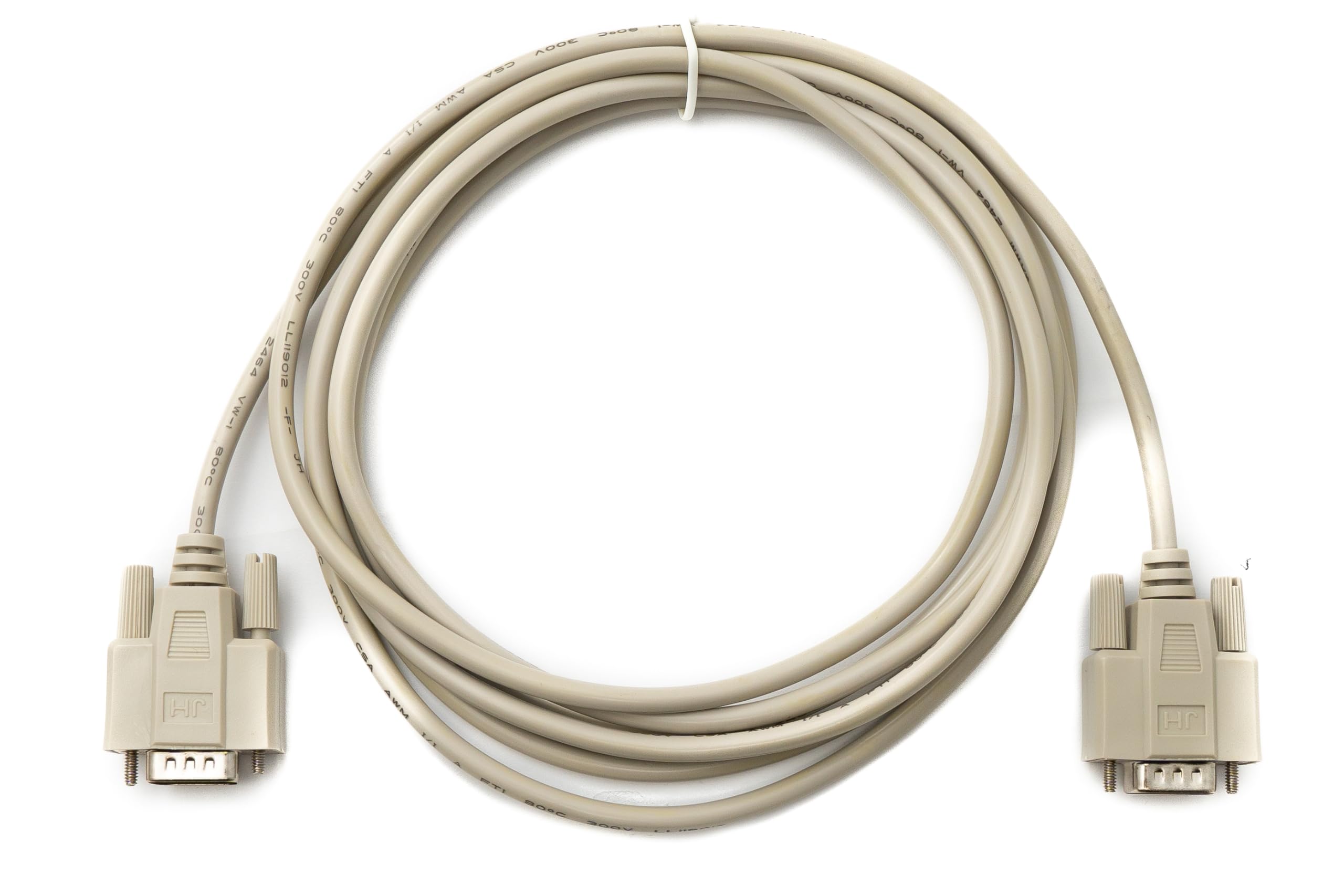 System-S D Sub Cavo 3 m 9 pin maschio a maschio RS232 DB9 adattatore grigio