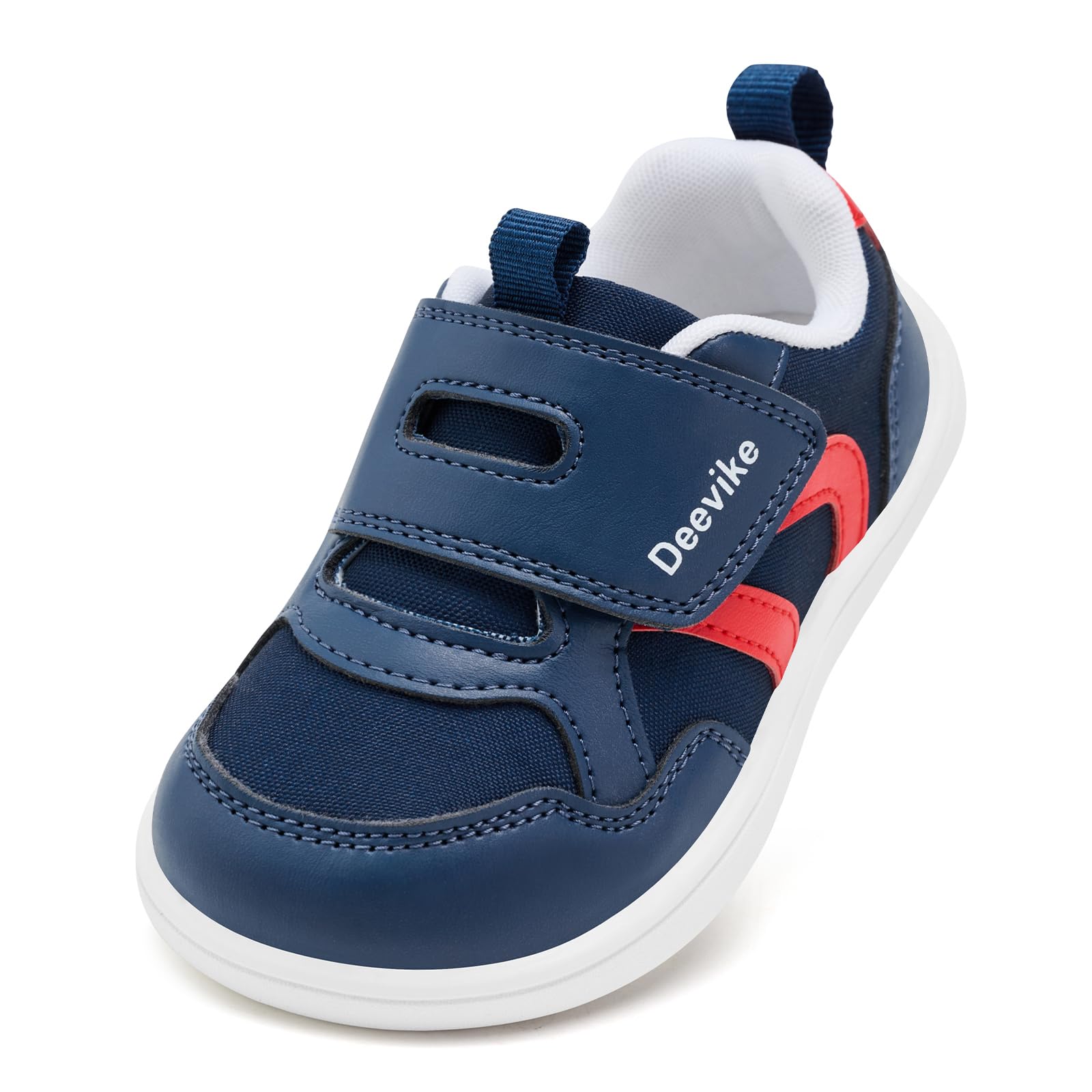 Kids Wide Fit Sneakers Boys Girls Toddler First Walker Shoes