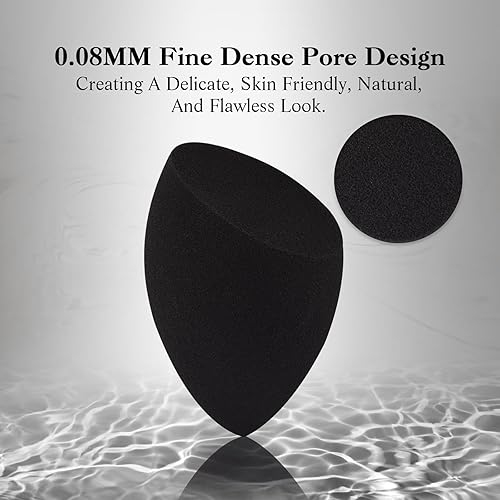 Miniatura 4 de Esponja de maquillaje Banidy, esponjas de maquillaje para base, sin látex y veganas, esponjas de belleza para maquillaje, esponjas de maquillaje