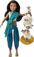 Vista 6 de Disney Princess Raya y el último dragón, Raya, Ongis y NOI, ropa y accesorios de moda para muñecas, juguete para niños de 3 años en adelante