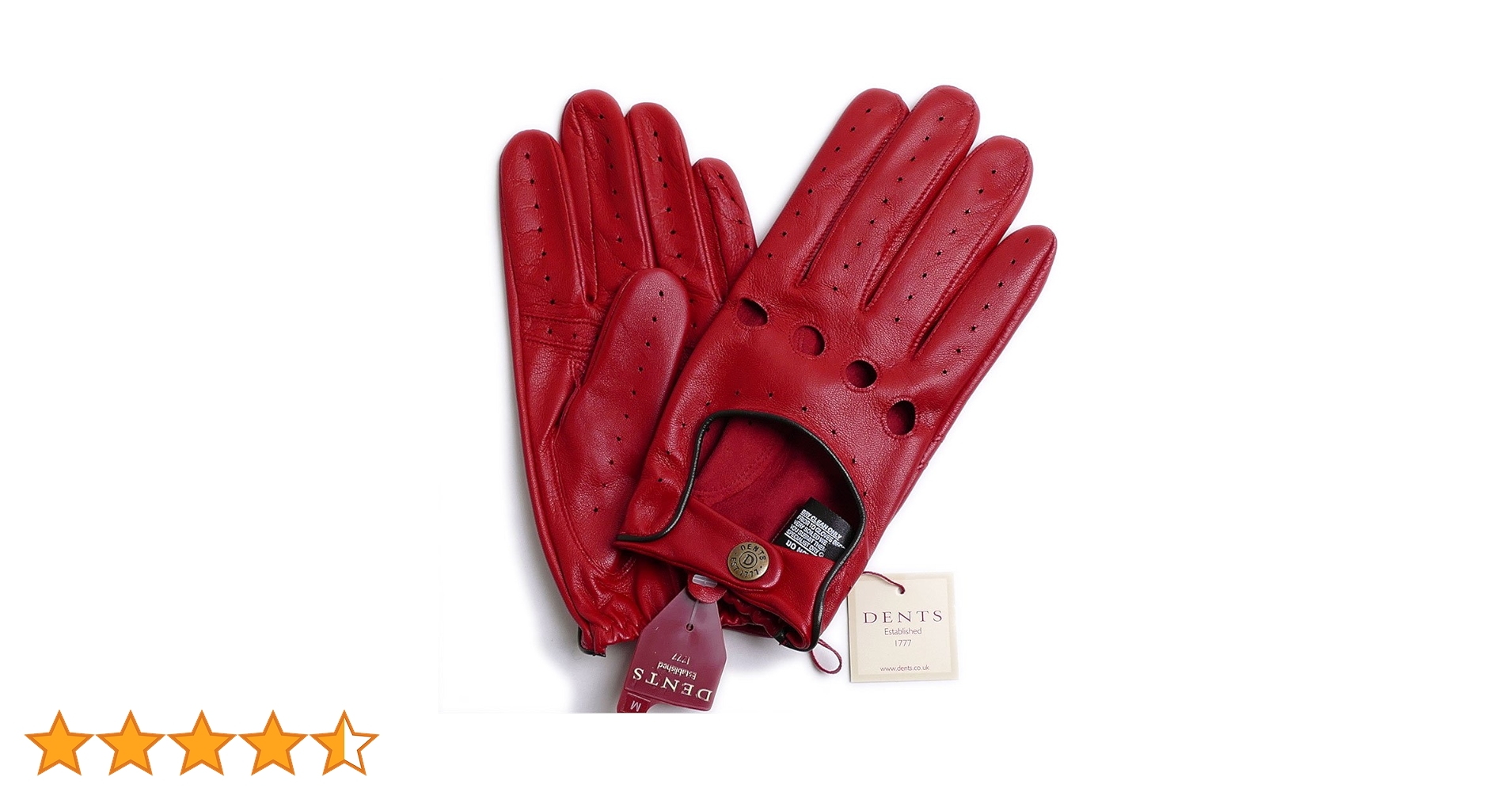 デンツ] 羊革(HAIR SHEEP) ドライビンググローブ 赤 S Amazon.co.jp: [デンツ] 羊革(HAIR SHEEP) ドライビンググローブ 赤5