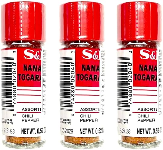 VALUE PACK - Shichimi or Nanami Togarashi (Assorted Chili Pepper), 15g Each, Pack of 3
