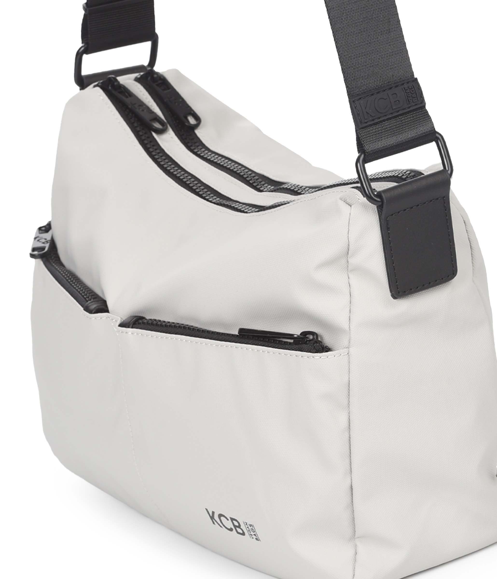 KCB Tracolla grande doppia | grande capacità e organizzazione | tasche multiuso con cerniera | materiale resistente | maniglie regolabili | 100% vegano