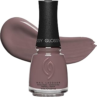 China Glaze CG Nail Lacquer Weathered Bark – Deep Taupe Brown Nail Polish, Quick Dry, Chip Resistant Glossy Finish for Salon & DIY Manicure, 0.5 fl oz