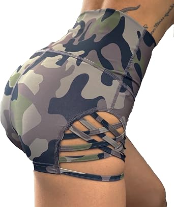 Womens Gym Workout Yoga Shorts Scrunch Booty Hot Pants Active Sports Leggings