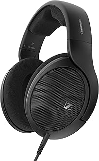 Sennheiser HD 560 S Over-The-Ear Audiophile Headphones - Neutral Frequency Response, E.A.R. Technology for Wide Sound Field, Open-Back Earcups, Detachable Cable, (Black) (HD 560S)