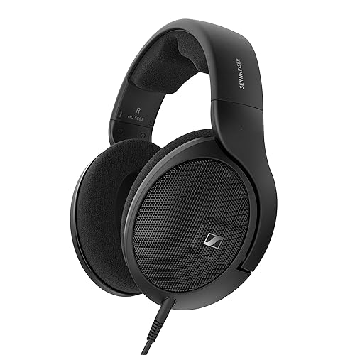 Sennheiser HD 560 S Over-The-Ear Audiophile Headphones - Neutral Frequency Response, E.A.R. Technology for Wide Sound Field, Open-Back Earcups, Detachable Cable, (Black) (HD 560S) - HD 560S