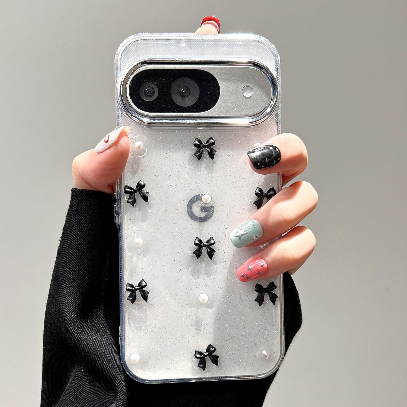 Amazon.co.jp: QLTYPRI Google Pixel 9a 用 ケース クリア ブラック
