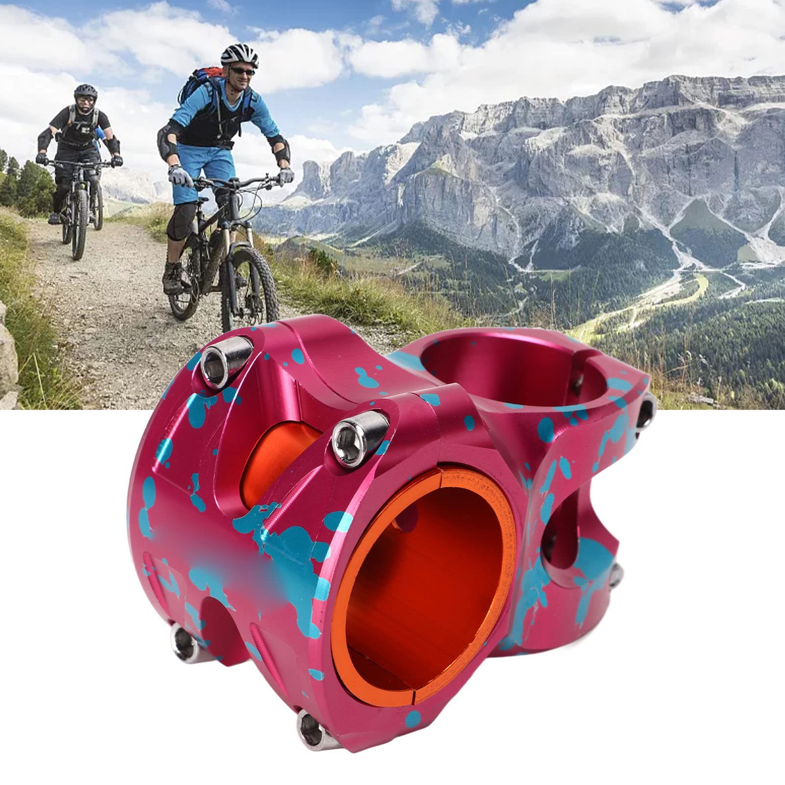 Potence Vélo Alliage Aluminium 31.8mm - Potence VTT Route Pignon Fixe Réglable