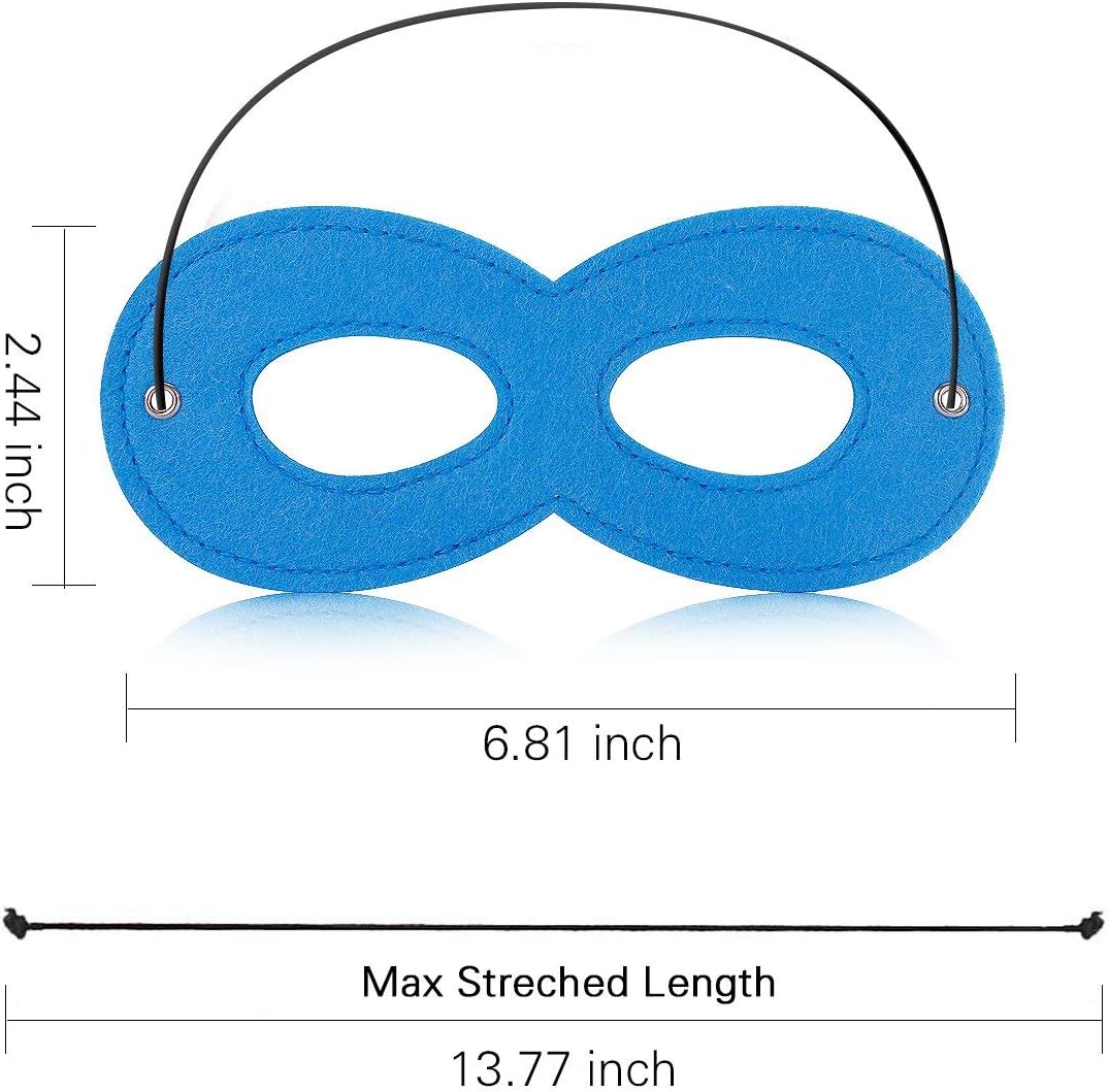 24 Packs Hero Masks Party Favors for Kids, Hero Party Supplies Dress Up Birthday Gift Halloween Cosplay Masks Birthday Gift for Boys and Girls - Image 5