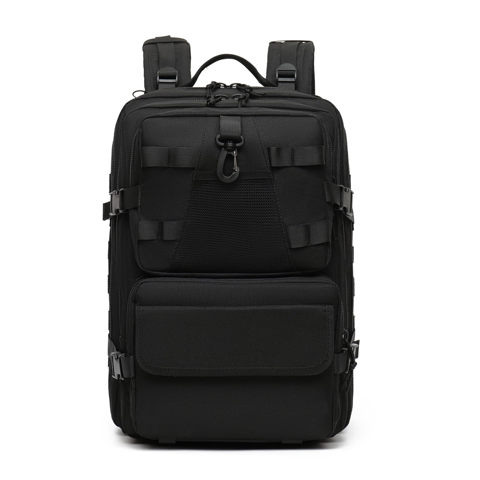 aiGear 50L Mochilas Tácticas Militar Gran Capacidad con Sistema Molle Negra