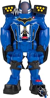 Fisher-Price Imaginext DC Super Friends Batman Robot Playset, Batbot Xtreme, 30 Inches Tall with Figure & 11 Pieces for Preschool Kids Ages 3+ Years (Amazon Exclusive)