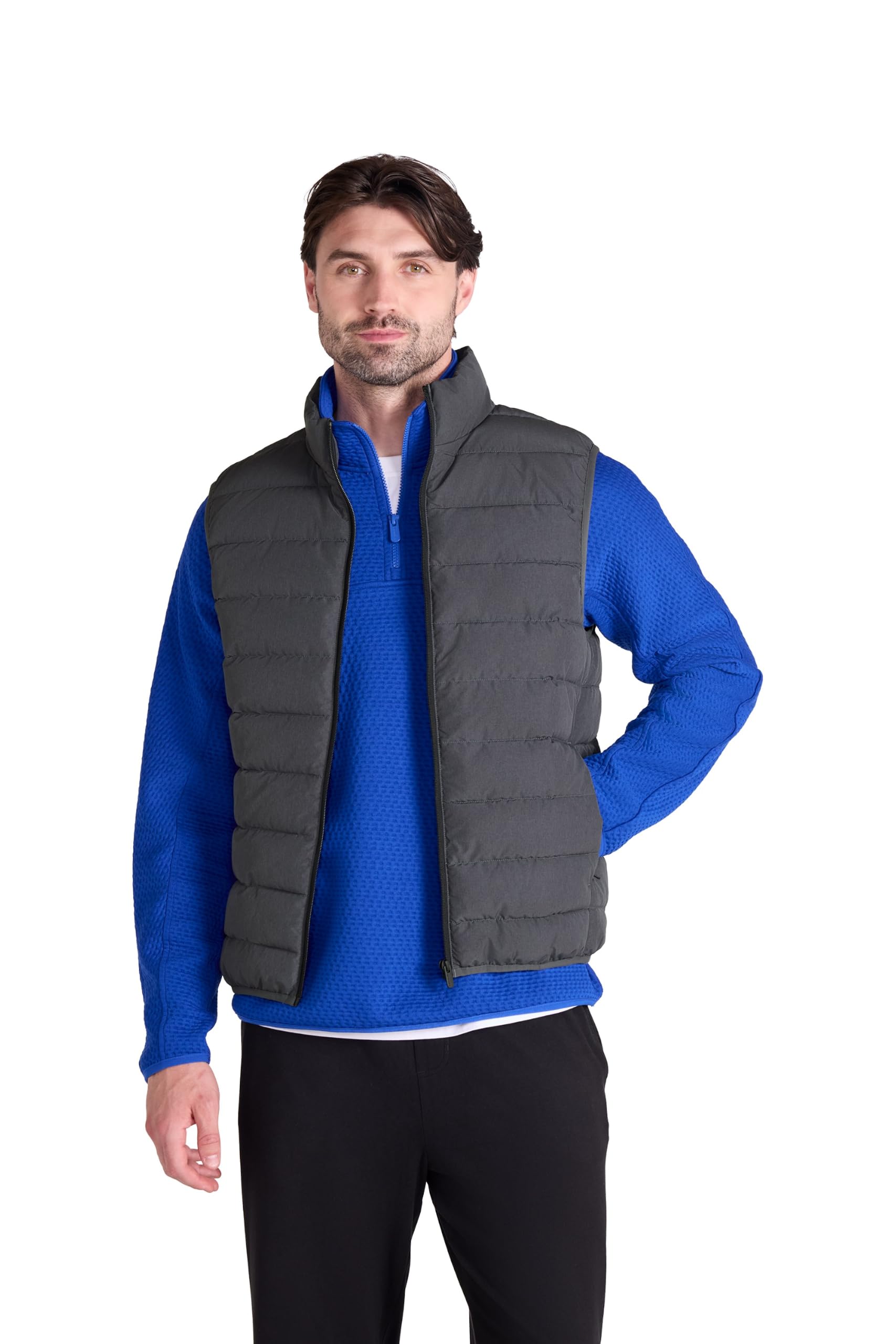 Animal Light Cosi Marl Mens Gilet - Comfy & Warm, Front Pockets, Reversed Zip, Sleeveless Coat, Lightweight Jacket - Spring, Summer, Outdoors, Travel