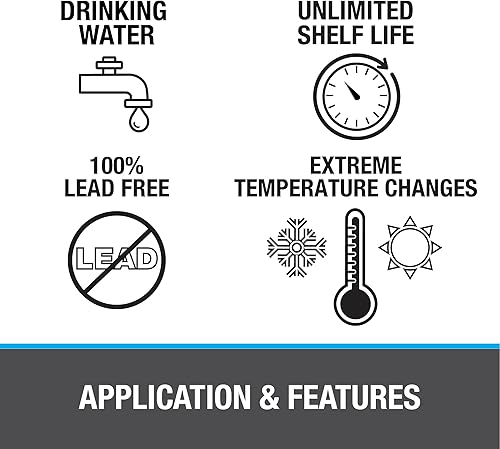 Miniatura 3 de Trust the Seal Oatey 22004 - Soldadura de fontanería gris 1/2 lb. 95/5