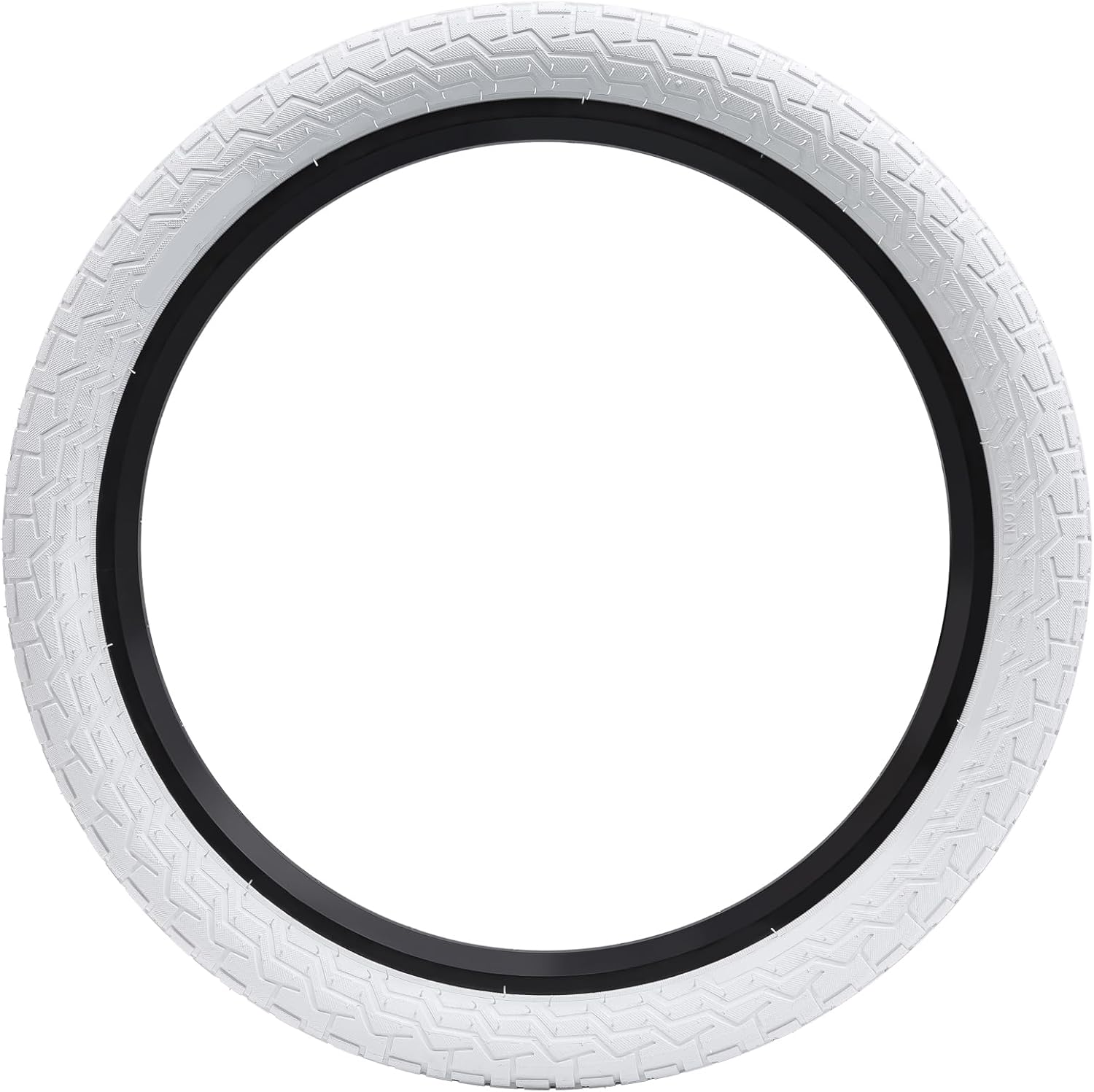 YUNSCM 2-PCS 16" Kid Bike Tires 16x2.0/52-305 Compatible with Road Bike 16 x 2.0 16x2 Bicycle Tires,White Color
