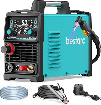 bestarc Pilot Arc Plasma Cutter, [Large LED Display][Air Sensor] 50A