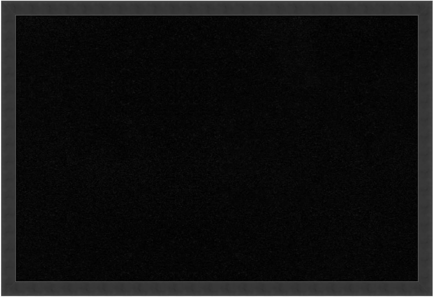 Amanti Art Black Cork Board for Wall, 26x38 Vision Board with Black Wood Frame, Large Corkboard Office Decor for Home Organization, Modern Contemporary Corkboard Pinboard to display items for home