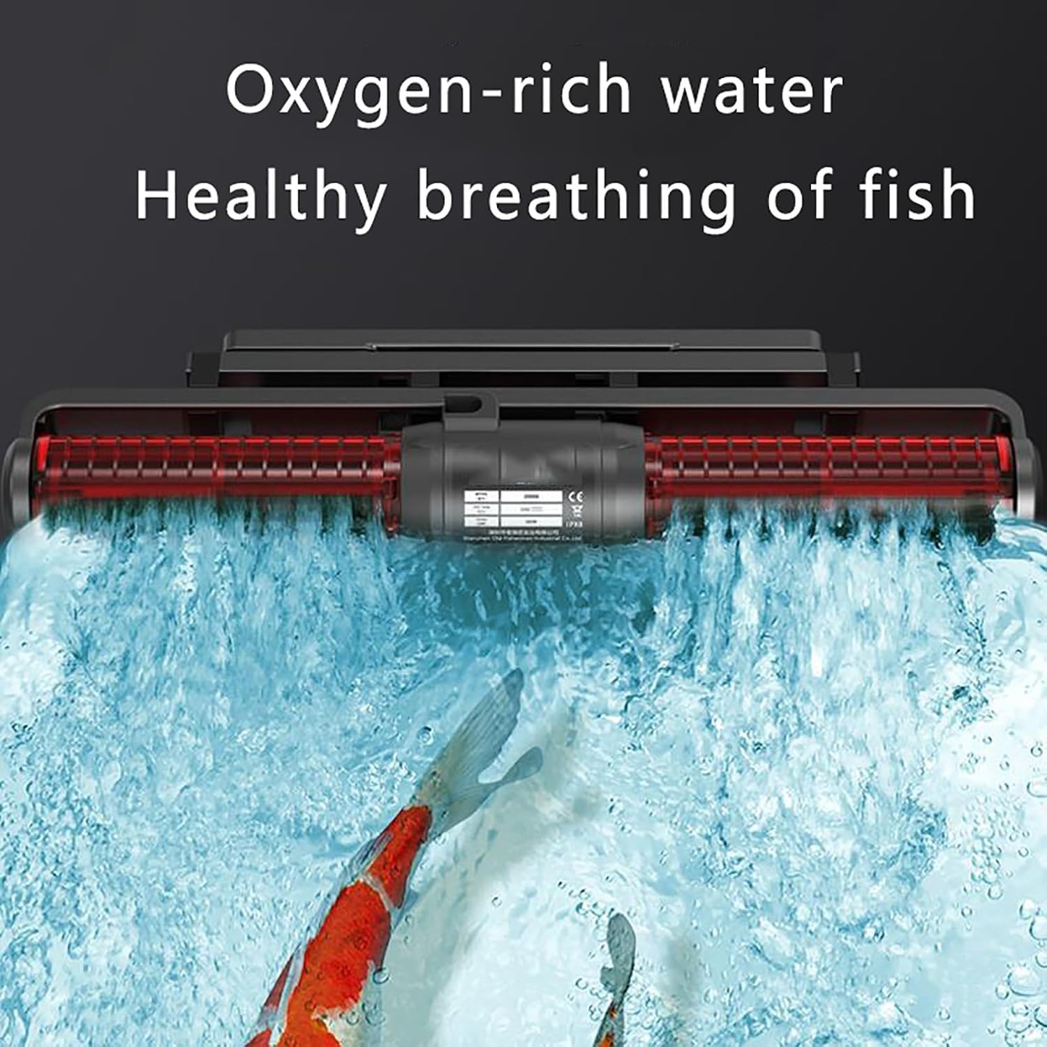 Pompa do akwarium Wave Maker 10-65 W, regulowana pompa o przepływie krzyżowym z kontrolerem wyświetlacza LED, obrotowa o 360°, ultracicha pompa cyrkulacyjna do akwariów słonowodnych i słodkowodnych