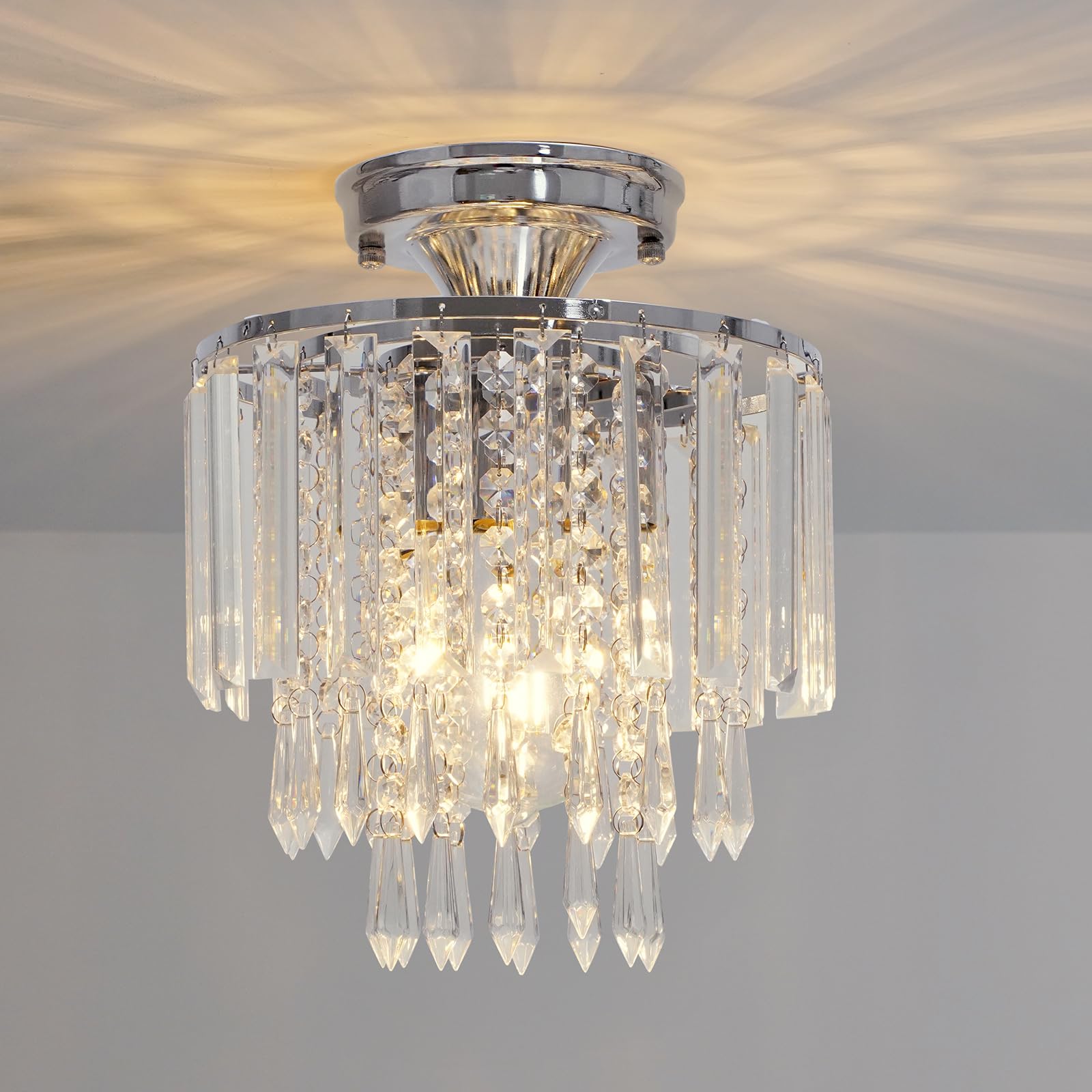 FRIDEKO HOME Deckenlampe Schwarz Modern Deckenlampe aus Metall E27-Fassung,1 Flammige Runde Lampenschirm Hängelampe für Küche Flur Wohnzimmer Schlafzimmer Esszimmer