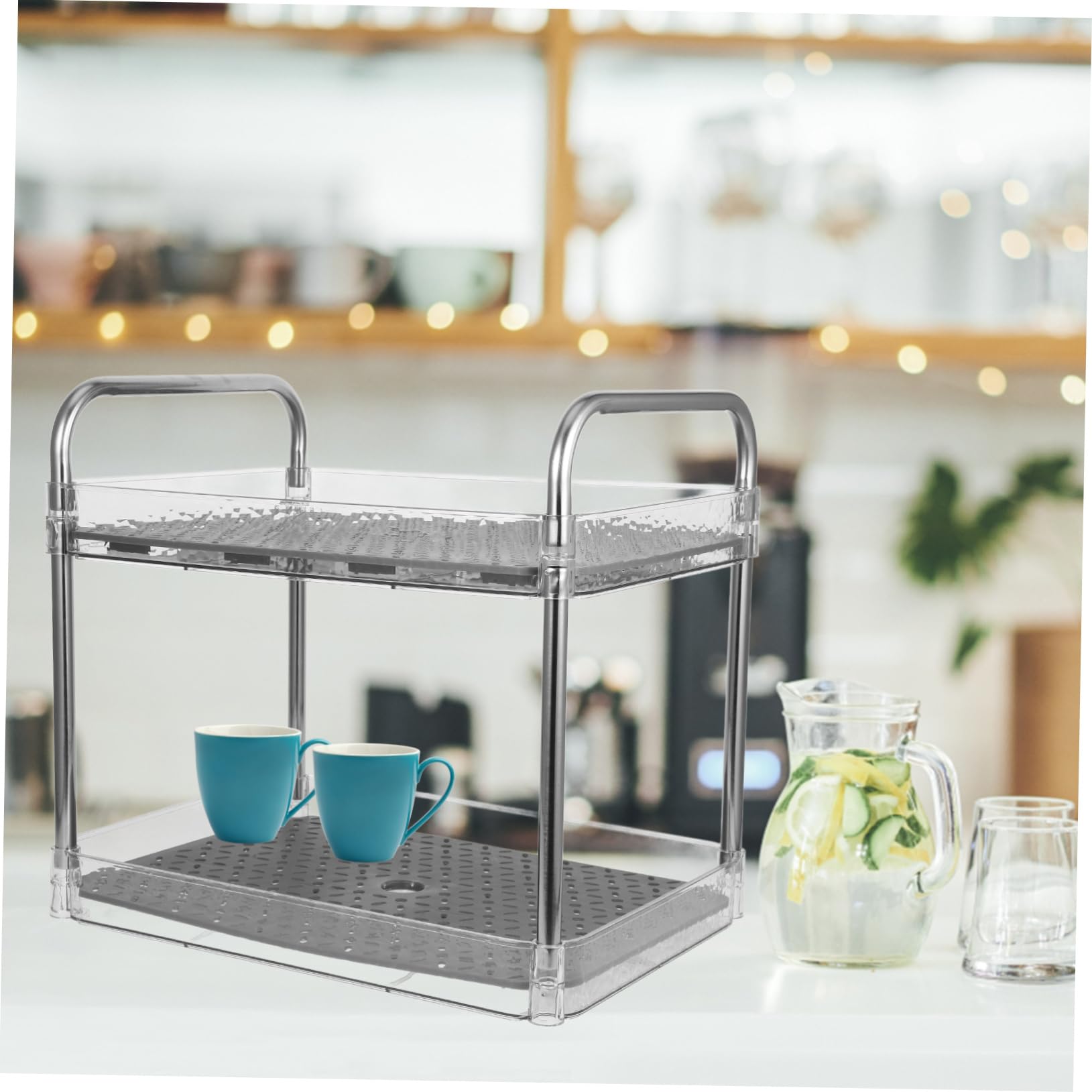 Cabilock Estante De Secado De Platos Soporte De Vajilla Material Pet Duradero Compacto para Cocina