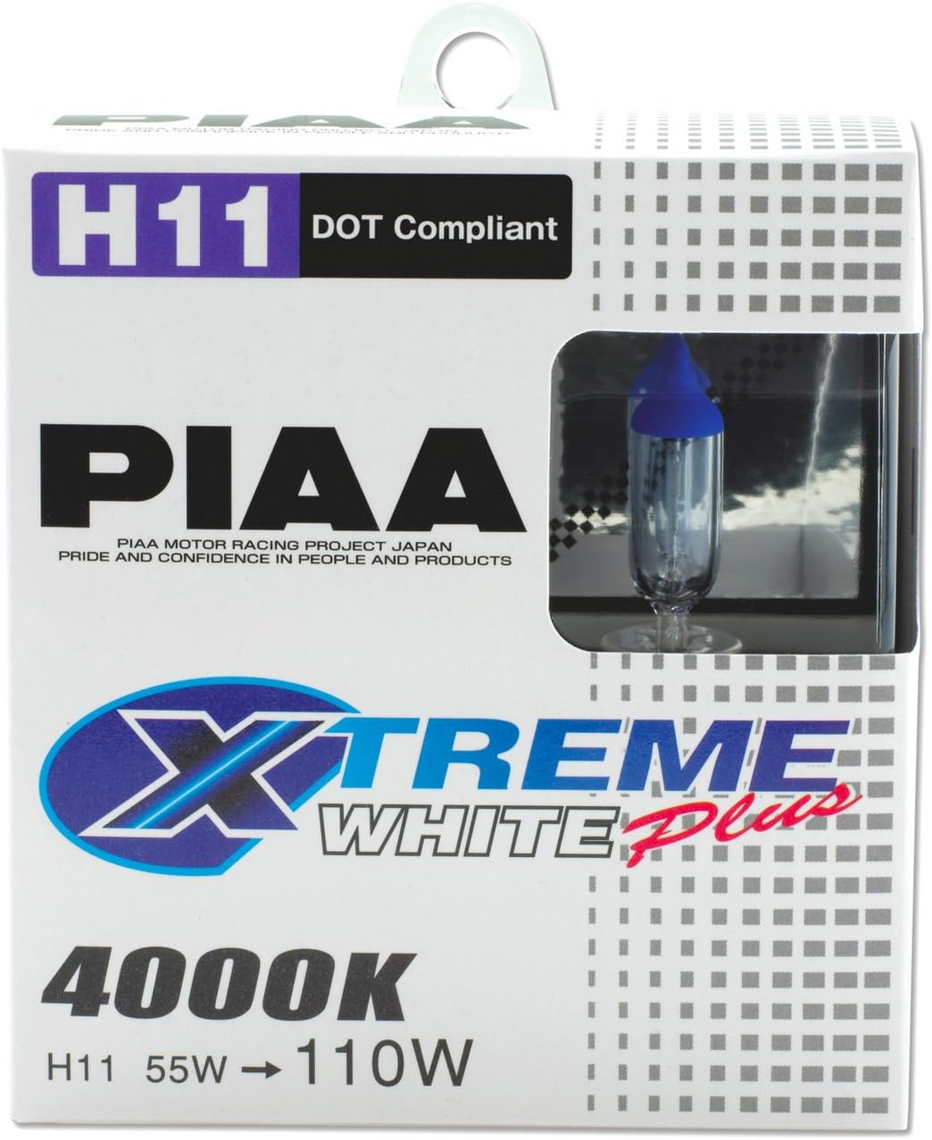 15211 H11 Xtreme White Plus High Performance Halogen Bulb, (Pack of 2)