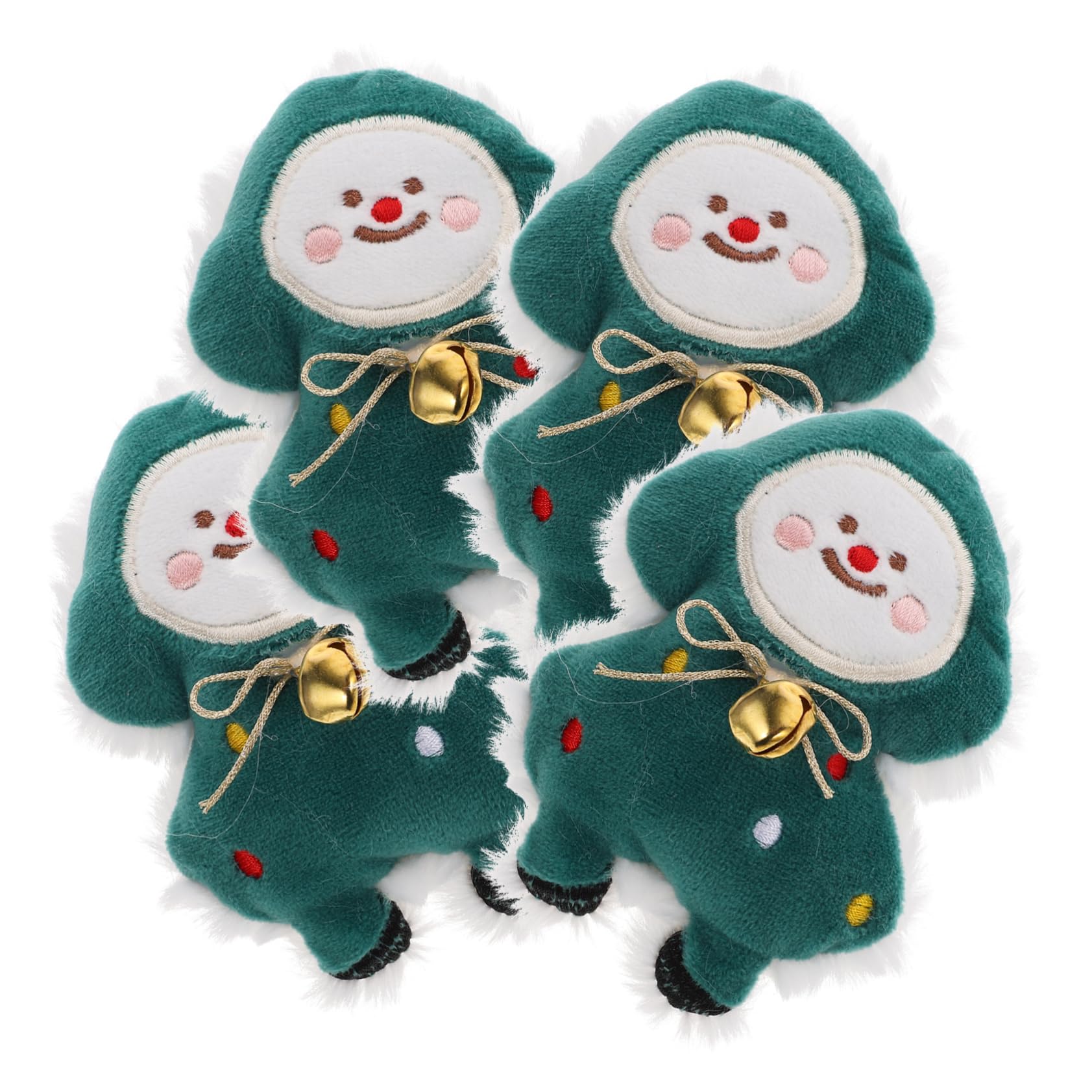 HANABASS 12pezzi Giocattoli Per Gatti Catnip Forma Di Albero Di Natale Giocattoli Interattivi e Morbidi Per Masticare Perfetti Per Gioco e Benessere Del Tuo Gatto