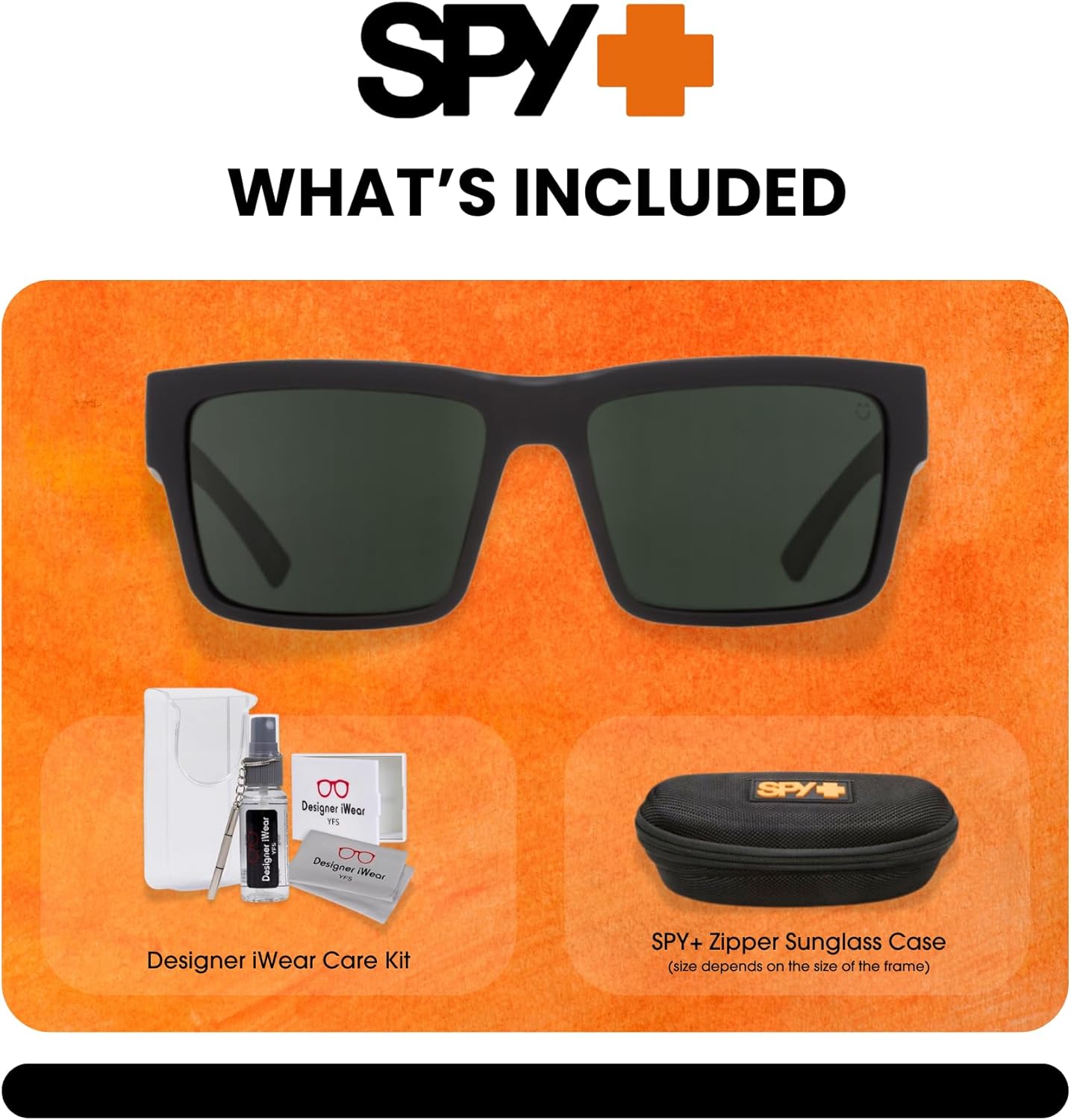 Spy Montana Square for Men +BUNDLE with ACCESSORY EYEWEAR KIT Sunglasses for Men - Image 2