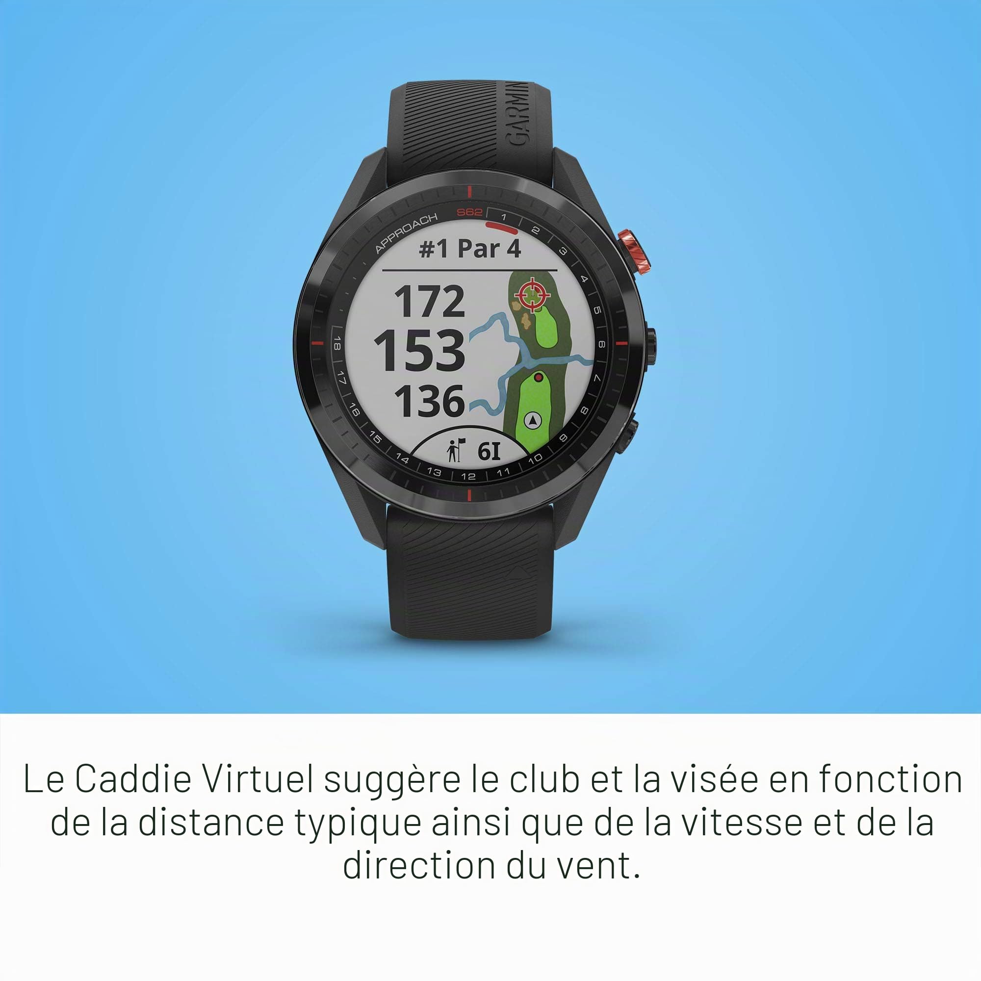 Garmin Approach S62 Smartwatch Golf Black + CT10