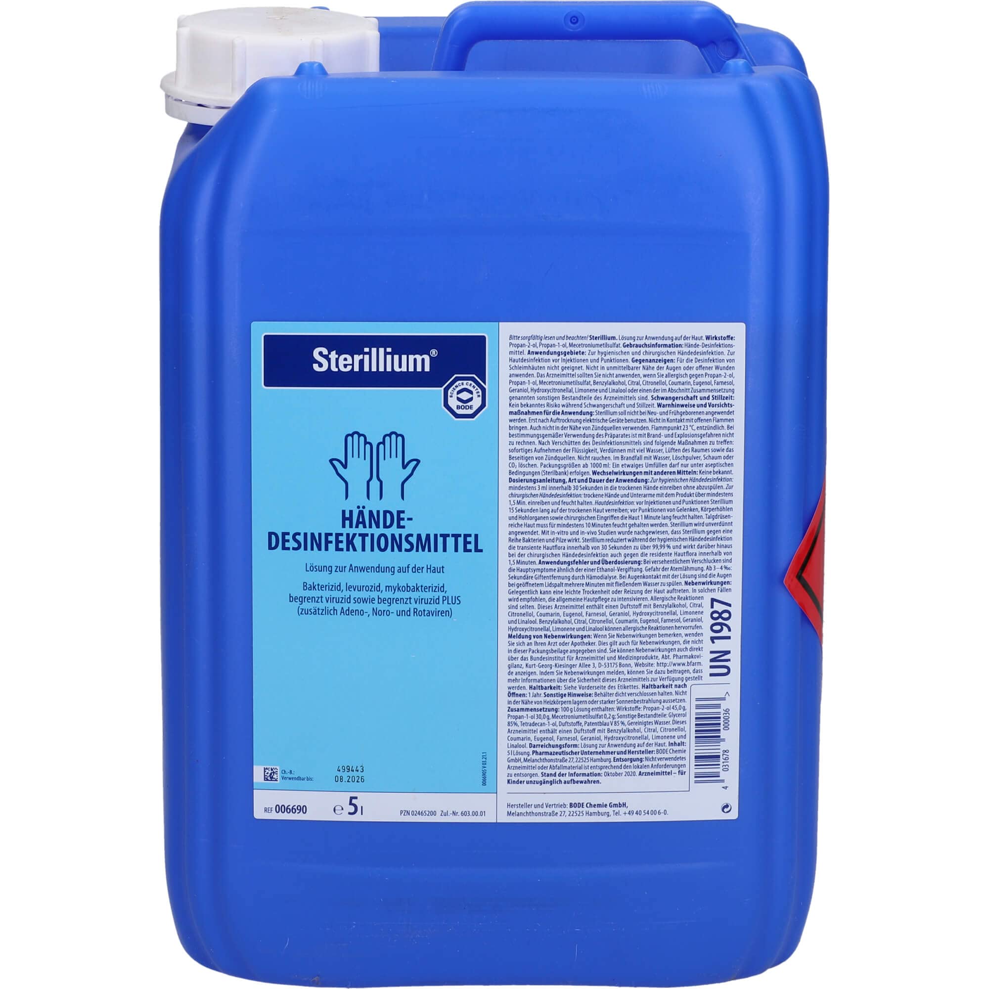 Paul Hartmann Sterillium - Hände Desinfektionsmittel, 5 l
