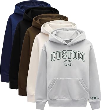 Custom Embroidered Hoodie Design Your Own, Personalized Embroidered Sweatshirt for Women Men, Personalized Gifts