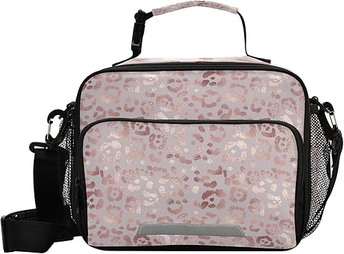 ALAZA Bolsas de almuerzo reutilizables con tablas de surf vintage para niñas y niños, color verde, poliéster, 11 x 4.33 x 9.05 pulgadas