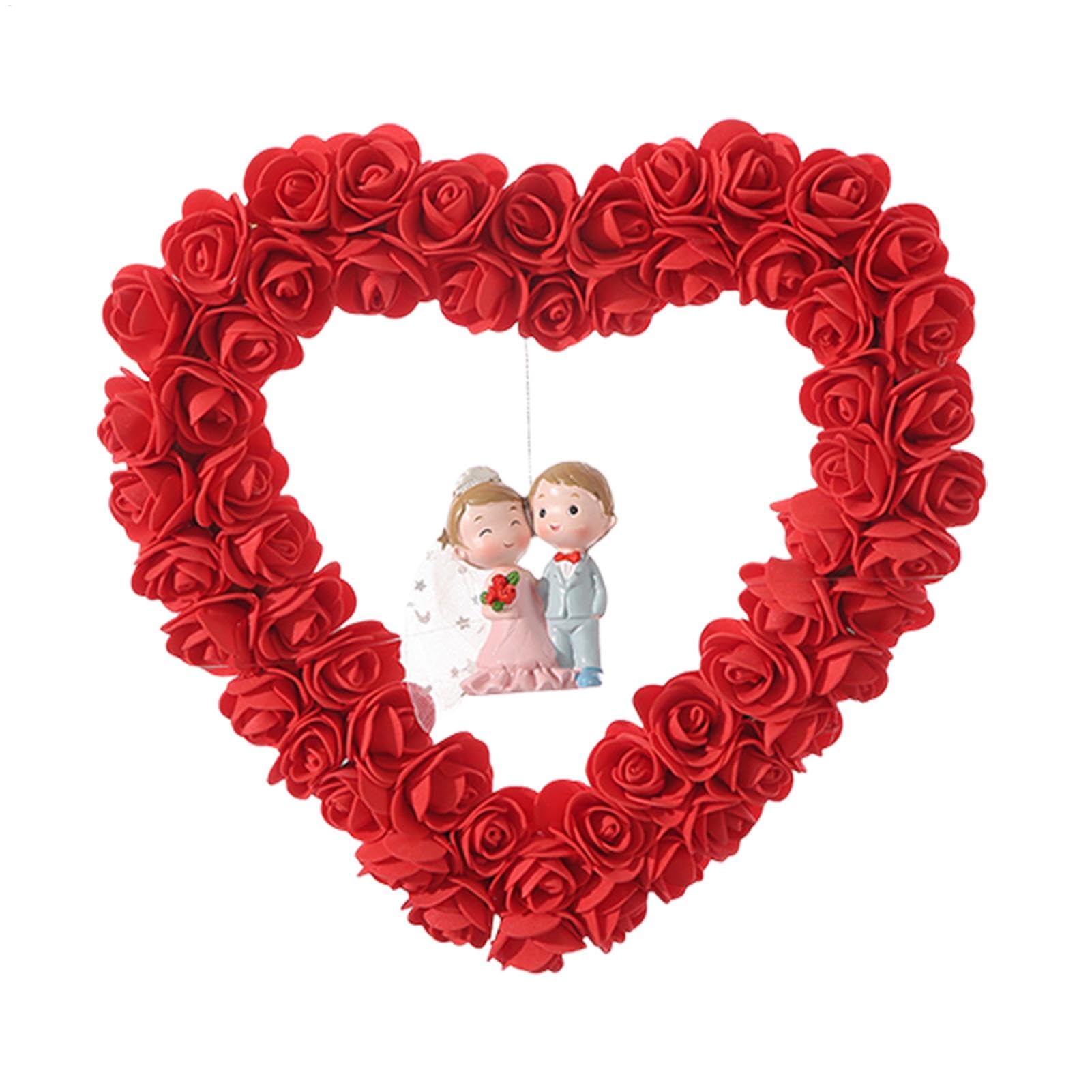 Couronnes de fleurs romantiques pour la Saint-Valentin à offrir à votre partenaire