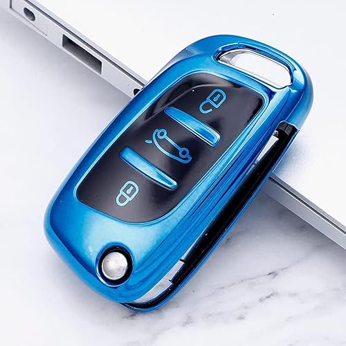 Miniatura 2 de TPU Car Fold Key Case Full Cover, for Peugeot 306 407 807 for Citroen C1 C2 C3 C4 C5 DS3 DS4 DS5 DS6 Remote Key Shell