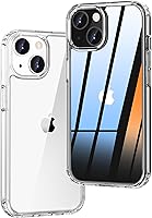 Vista 24 de ONES Funda delgada transparente para iPhone 8 Plus/7 Plus, PC + TPU híbrido, protección contra caídas de grado militar [antiamarillamiento], funda