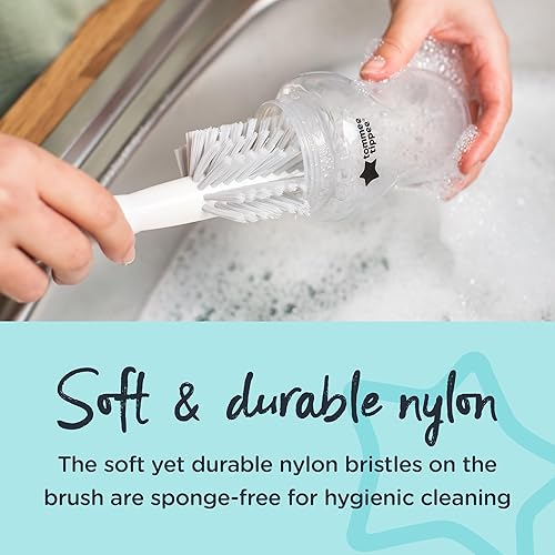 Vista 5 de Tommee Tippee Closer to Nature - Cepillo de limpieza para biberones y tetinas