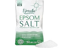 Pack Your Soaking Needs With Bulk Epsom Salt 50 Pounds, USP Grade For Ultimate Relaxation