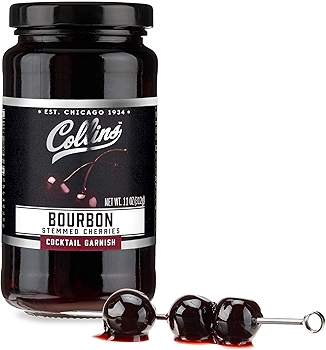 Collins Bourbon Cocktail Cherries - Gourmet Drink Garnish