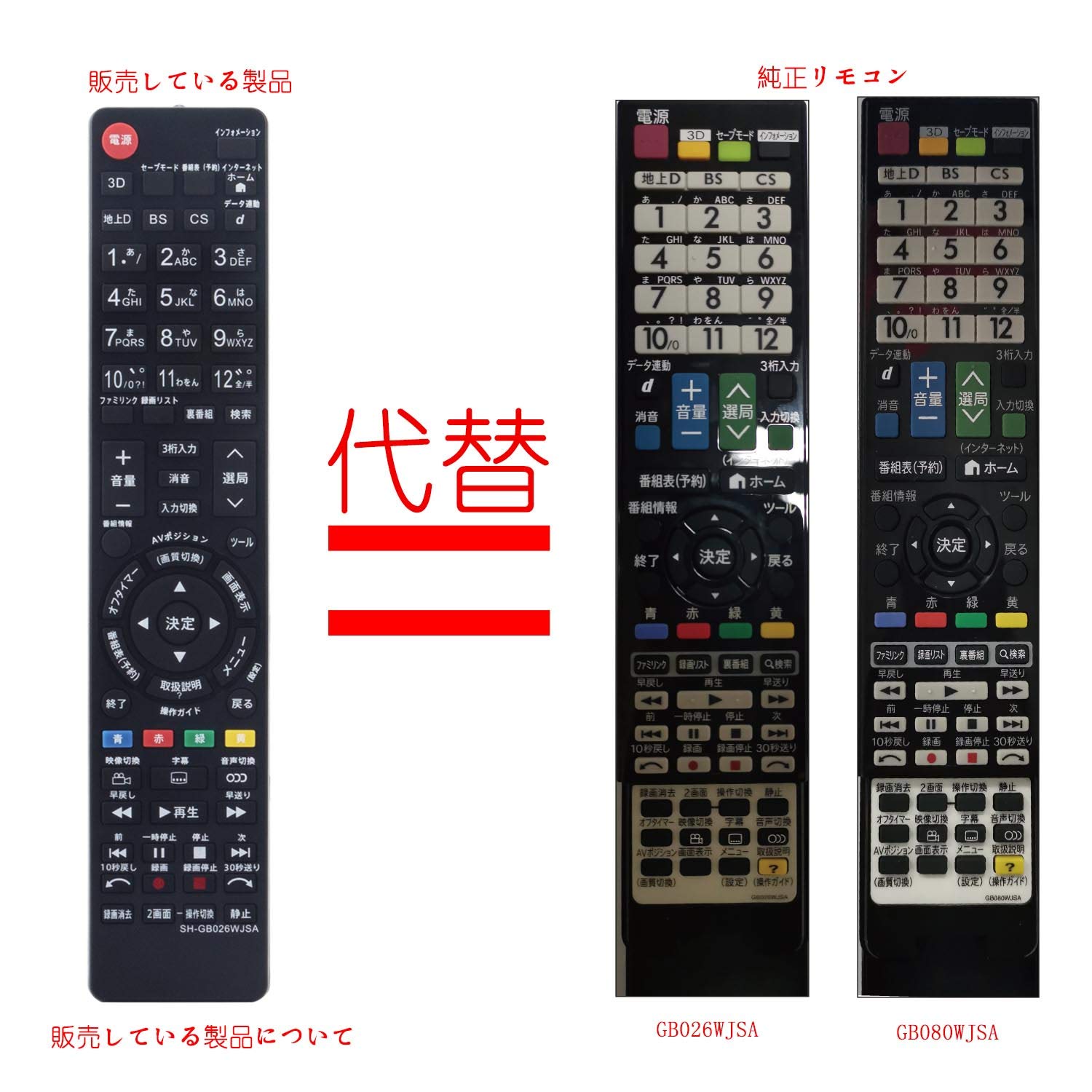 シャープ DVD用リモコン RRMCGA061WJSA(0046380080) シャープ公式通販】 シャープ DVD用 リモコン （004 638 0197