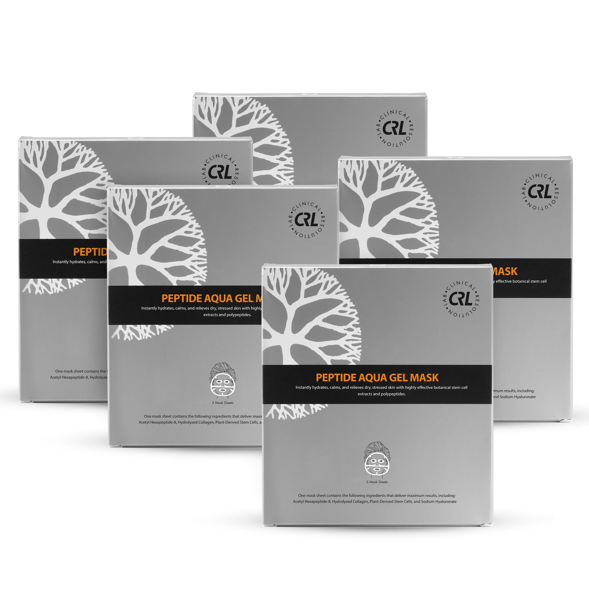 Clinical Resolution Peptide Aqua Gel Hydrating Cooling Face Mask