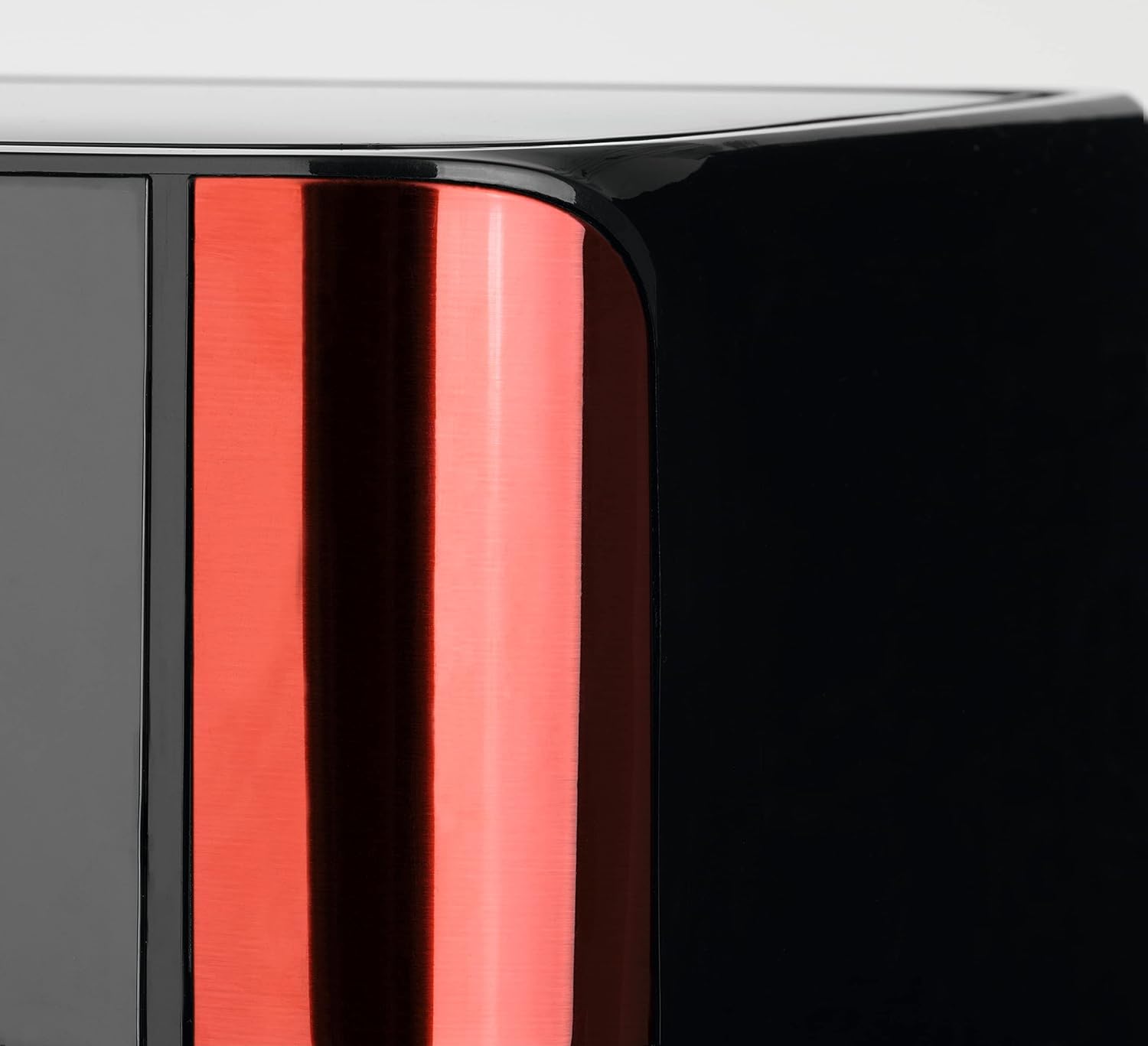 GOURMETmaxx Friggitrice digitale XXL ad aria calda 12 litri in acciaio inox | Friggitrice senza grassi, accessori lavabili in lavastoviglie | Design elegante, funzioni versatili, timer [rosso metallizzato]