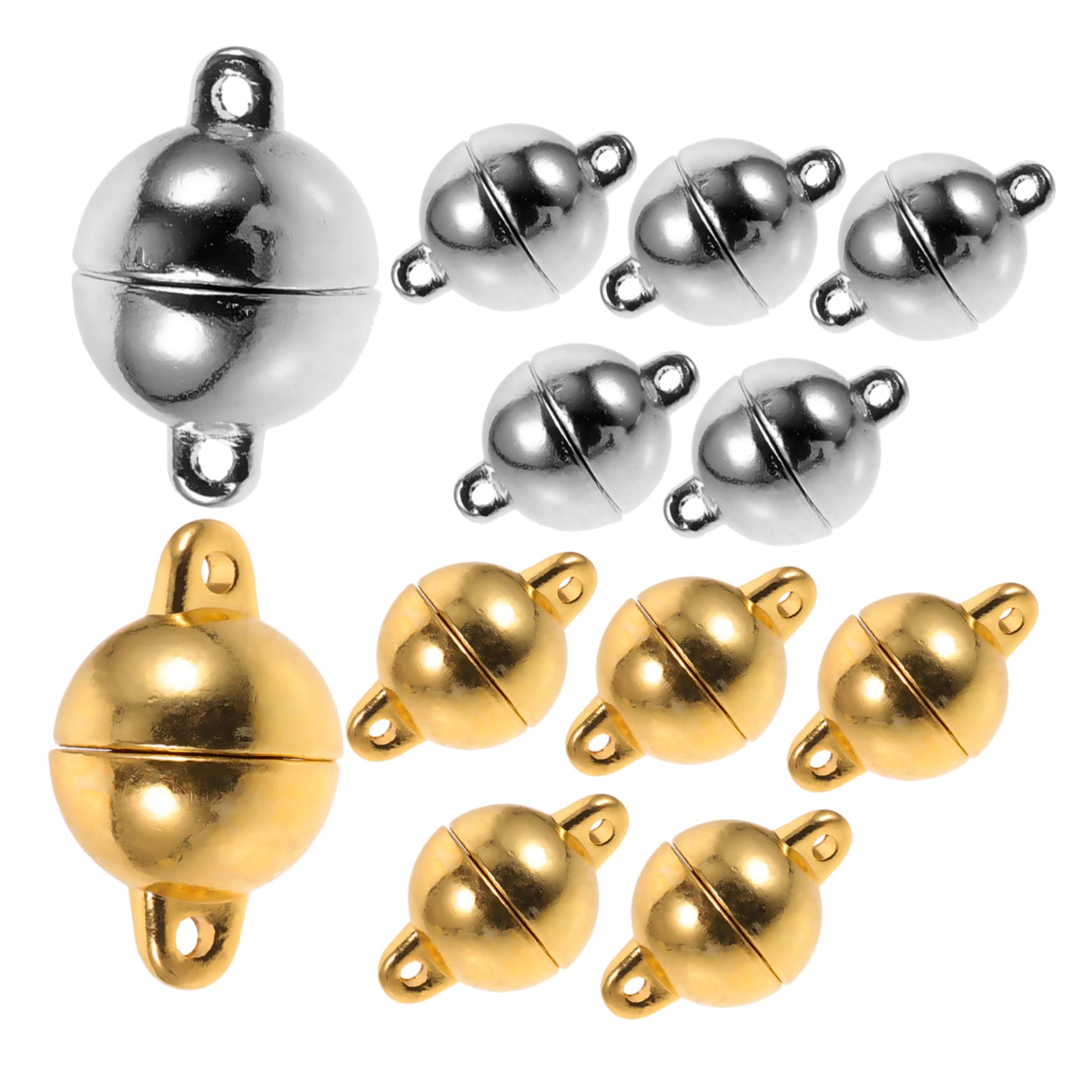 Lurrose 48stücke Magnetverschlüsse Für Schmuck Langlebige Magnet-clips Für Armbänder Und Praktische Verbindungselemente Für Kreative Schmuckherstellung